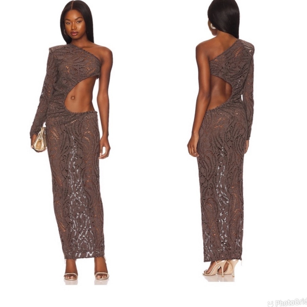 Bronx and Banco Mayan Dress in Brown